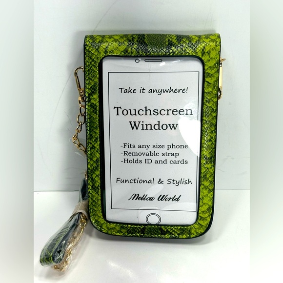 NEW - Mellow World Crossbody Essentials Purse and Touch Screen Phone Tote - Picture 4 of 5